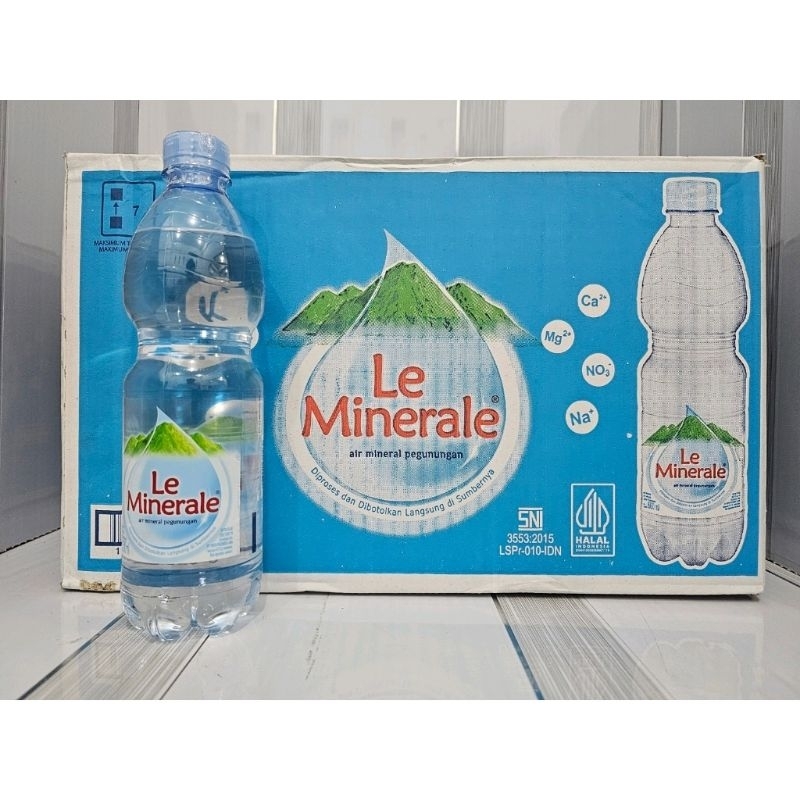 

le mineral 600ml 1dus isi 24 botol