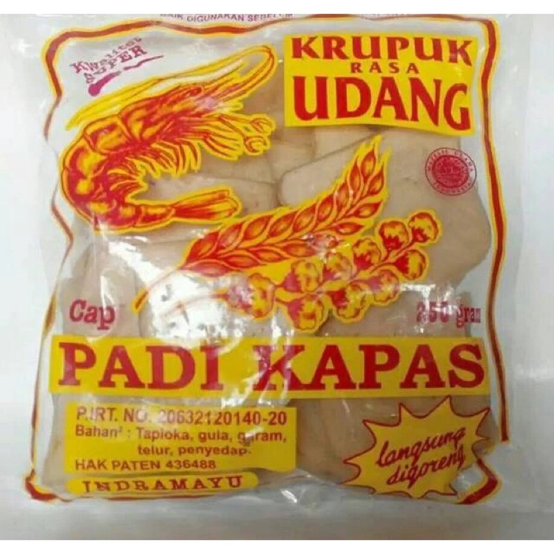 

Kerupuk Udang Padi Kapas 250 Gr Uk Besar