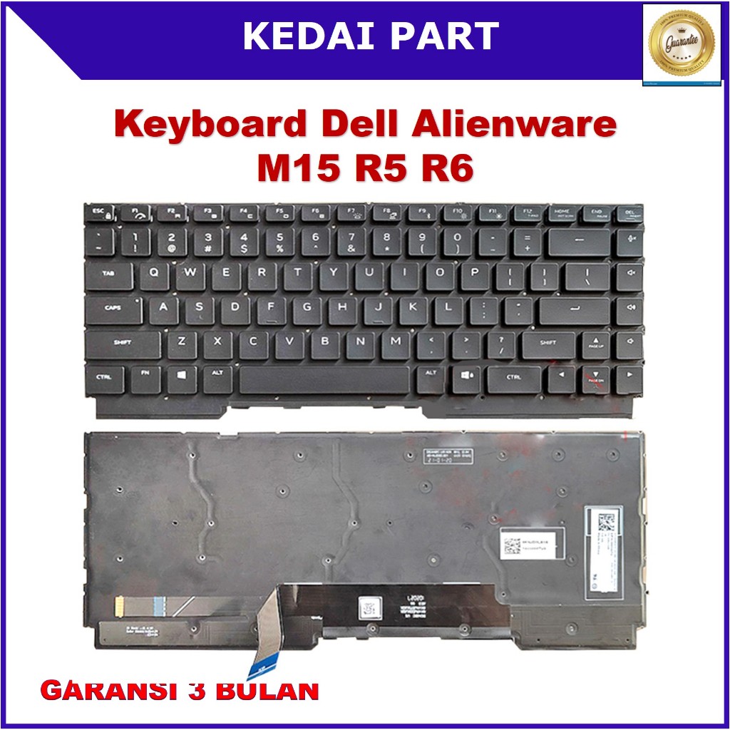 Keyboard Dell Alienware M15 R5 R6
