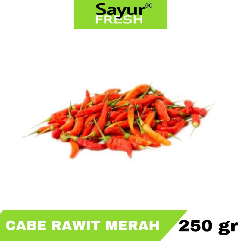 

Cabe Rawit Merah / Cabai merah / Cabe rawit 250 gr