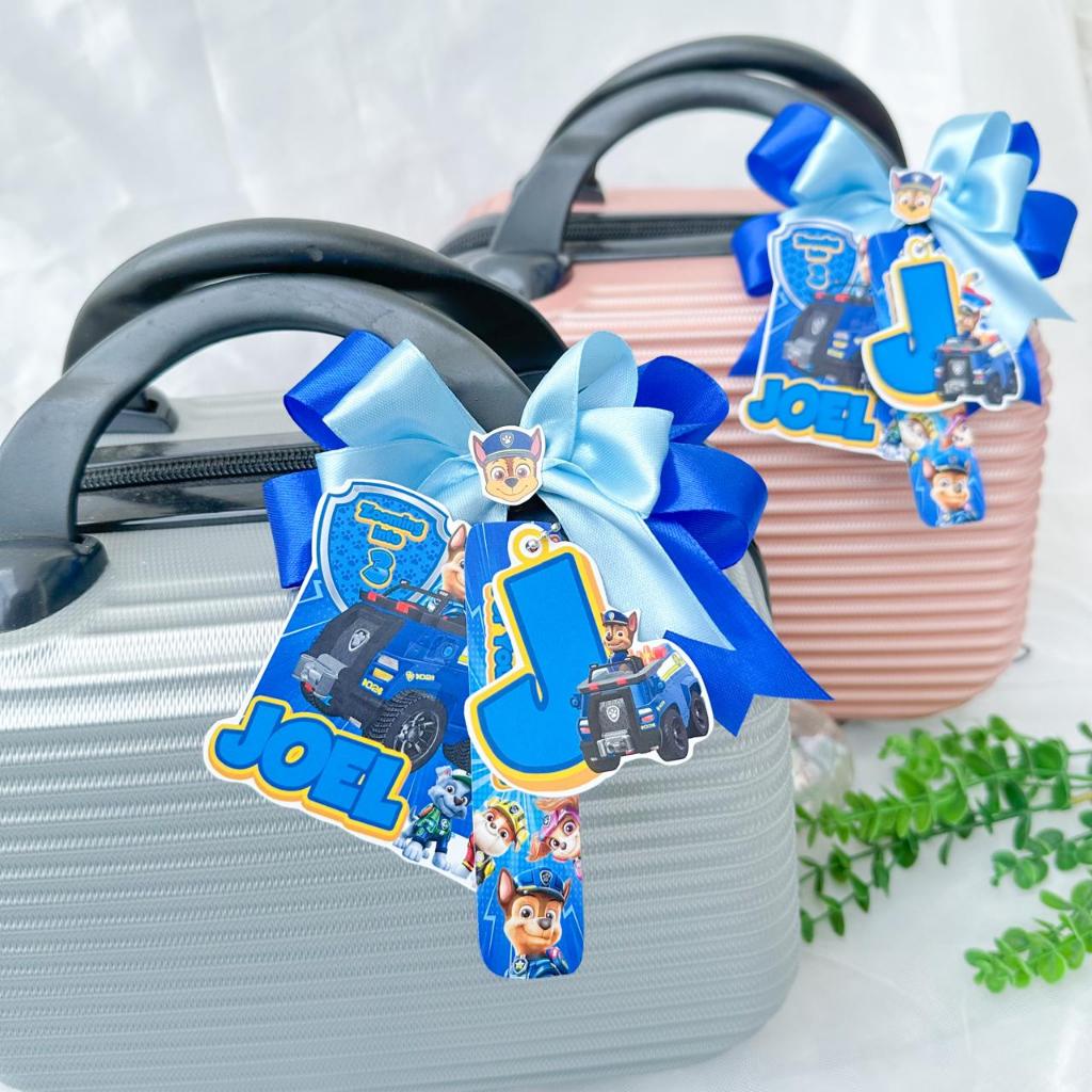 3 in 1 Paw Patrol Chase Mobil - Tag Card Birthday / Thanks Card / Kartu Ucapan Ulang Tahun / Terima 