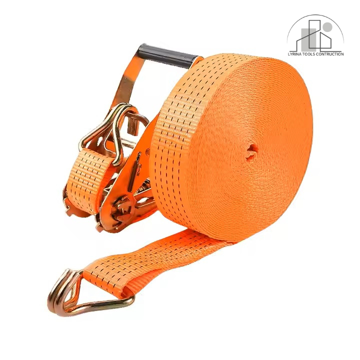 RATCHET TIE DOWN CARGO LASHING BELT/ CARGO STRAP 5 TON 12 METER