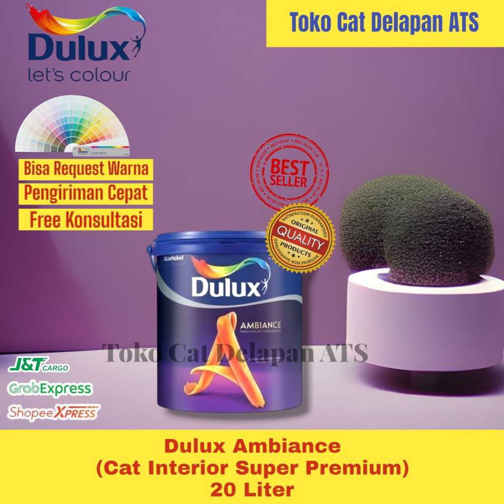 Cat Tembok  Dulux Ambiance - Cat Dinding Interior Premium 20 Liter