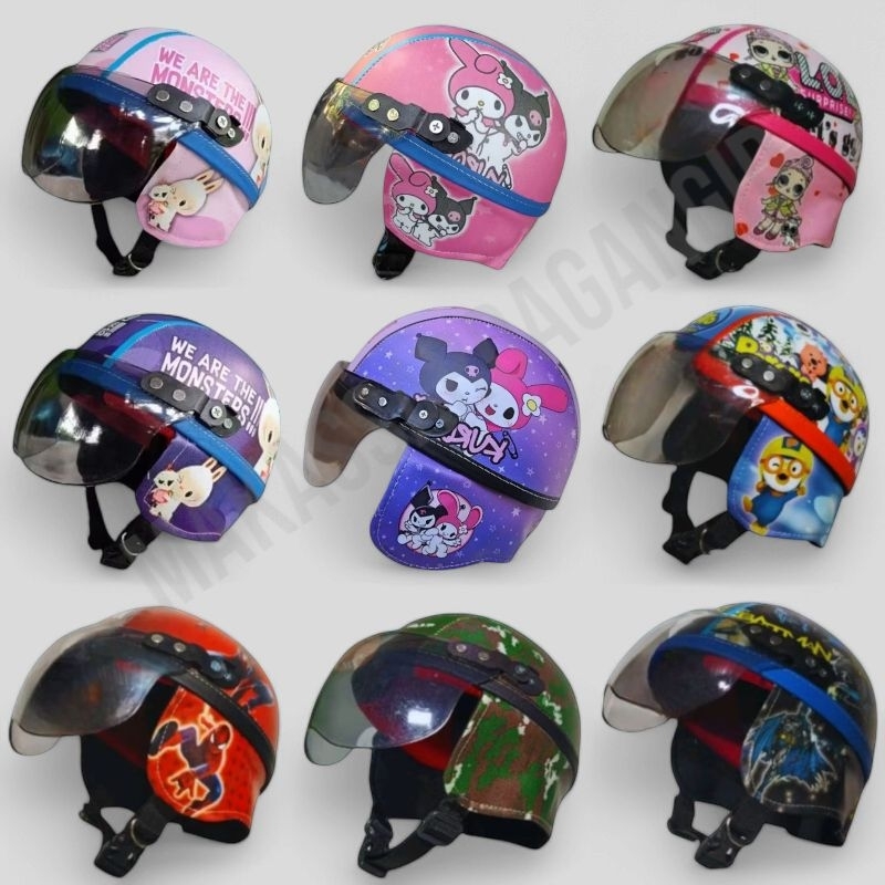 HELM ANAK BOGO MOTIF KARAKTER