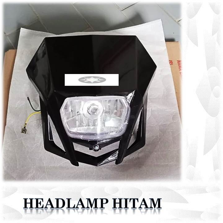 Headlamp Polisport 02 reflektor lampu depan Polisport Supermoto KLX 150 bf Dtracker crf 150 l