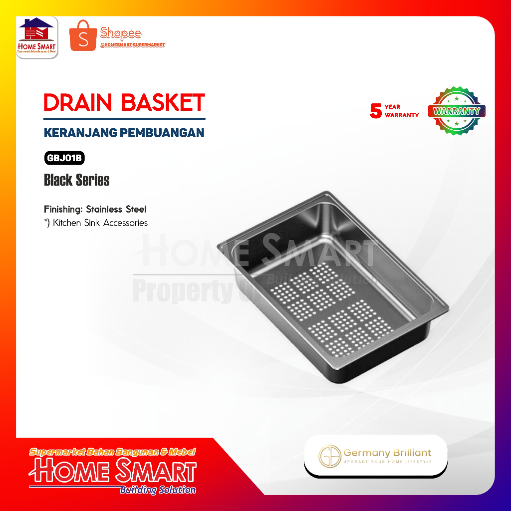 Germany Brilliant Aksesoris Kitchen Sink GBJ01B-GM