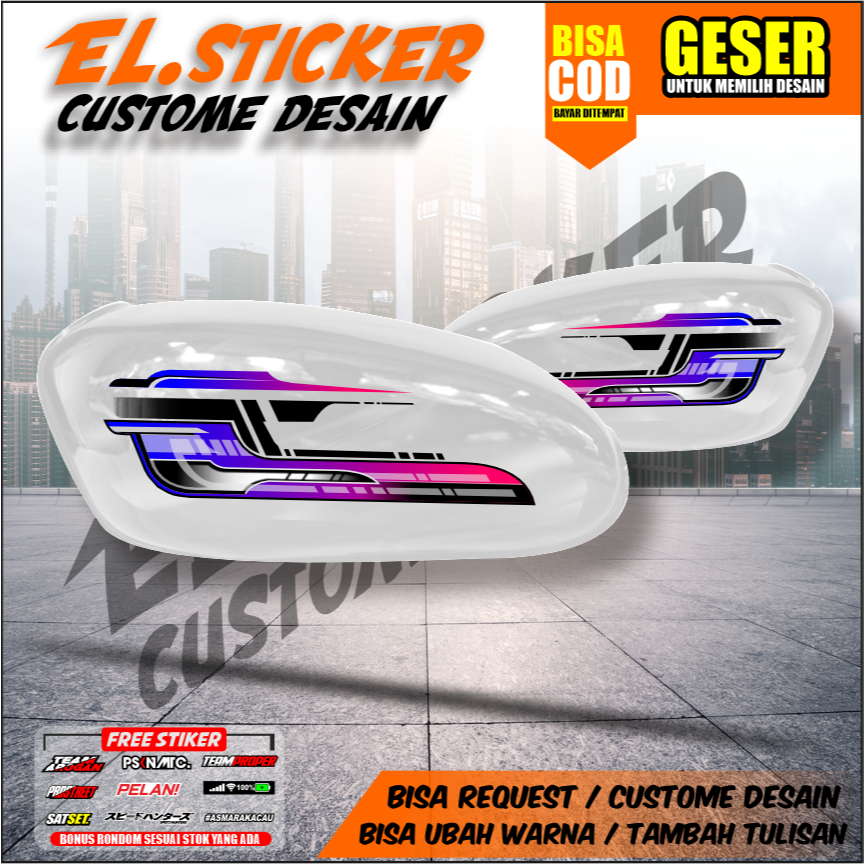 STRIPING CB100 STICKER CB100 UV TRANSPARAN, STICKER VARIASI HONDA CB 100 STRIPING CB125 TRANSPARAN 1
