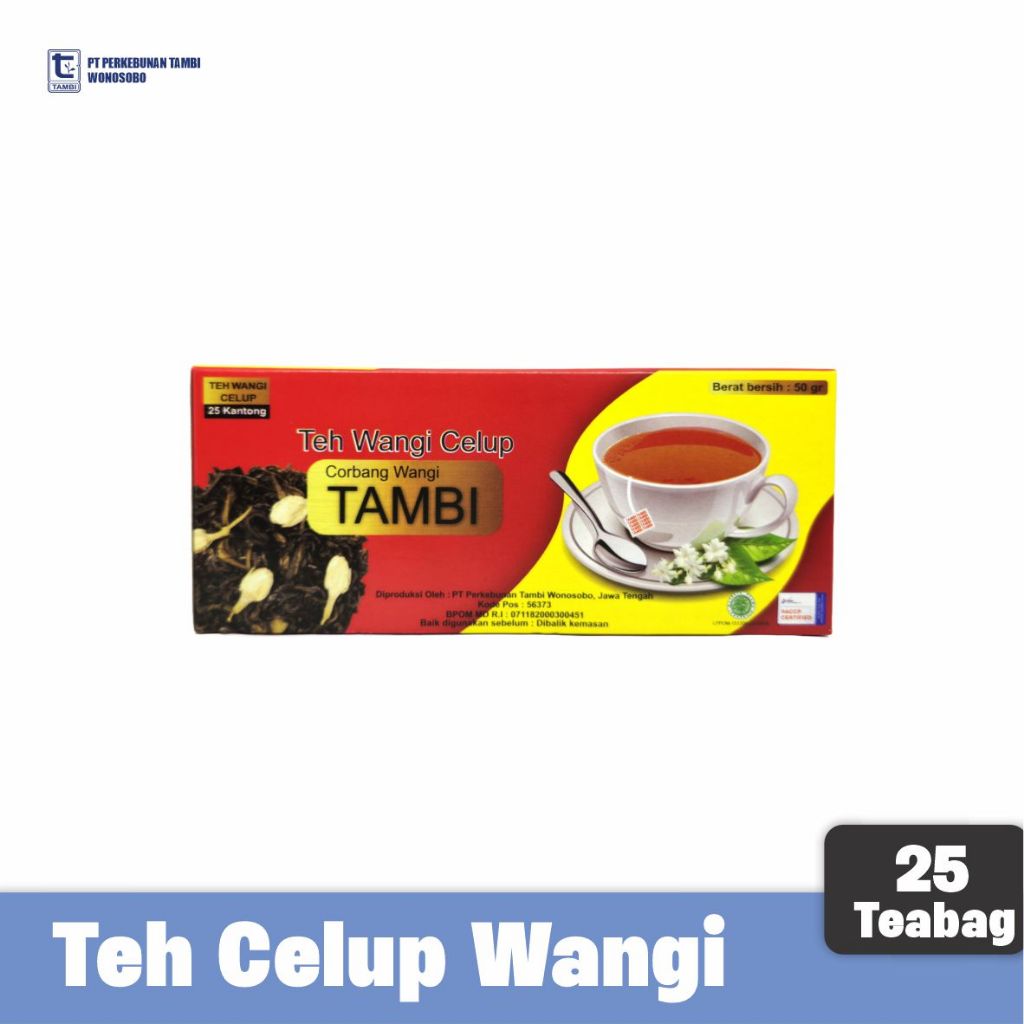 

TEH TAMBI - Teh Wangi Celup Corbang isi 25