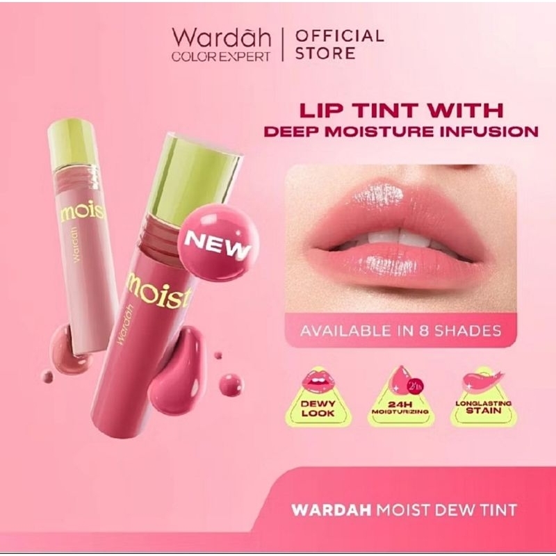 WARDAH LIPTINT MOIST DEW TINT | Liptint Wardah original