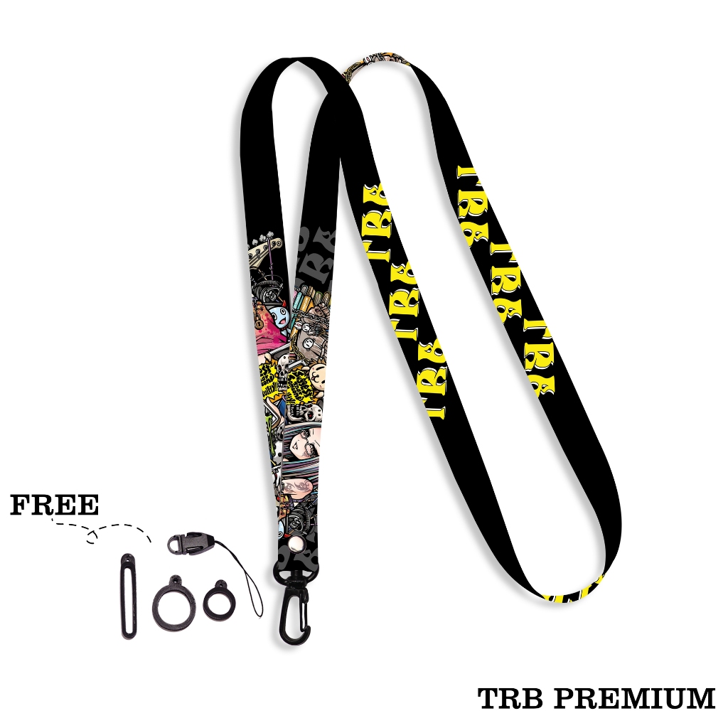 

Lanyard ID Card Holder Gantungan Name Tag 1,5 cm Free 3pcs Oring dan kaitan Hp - Premium 4