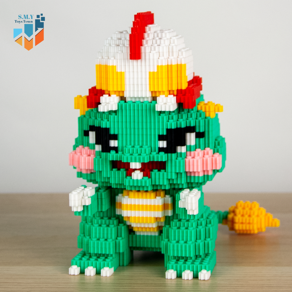 SMY Toystown Godzilla Medium  Mainan Bangunan Nano Block Bricks Mainan Edukasi Balok Susun Mainan An