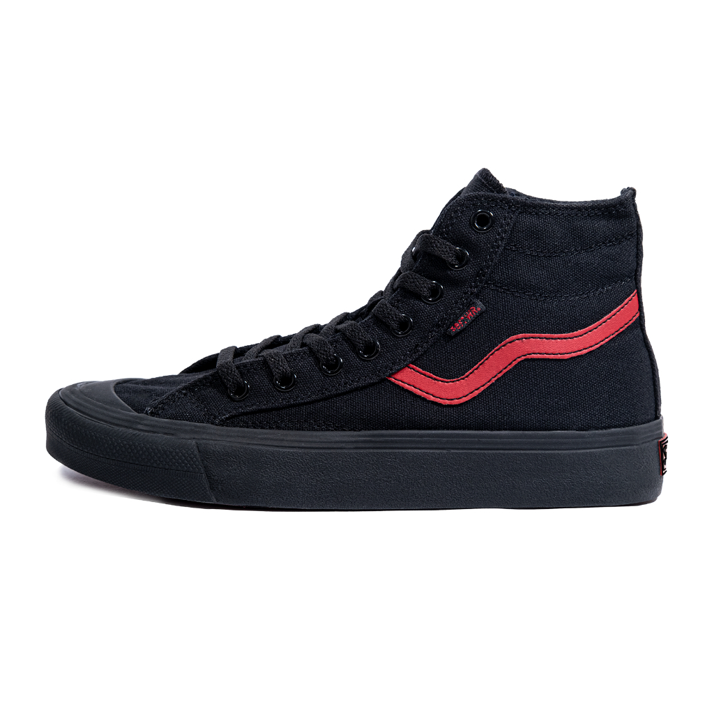 SABA Veloz High Light Black Red - Sepatu Sneakers Casual Pria Wanita Original 100% VLZ 66