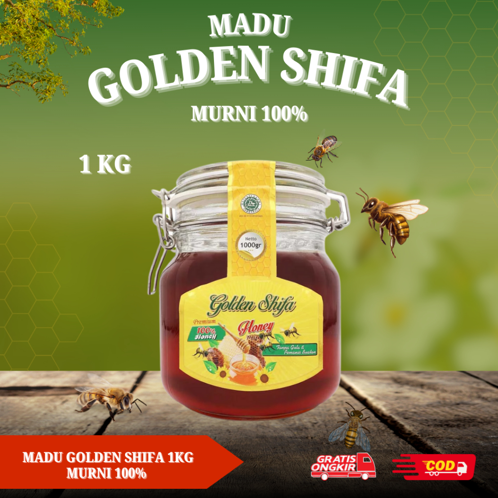 

Madu Golden Shifa Honey 1KG Original 100% ASLI