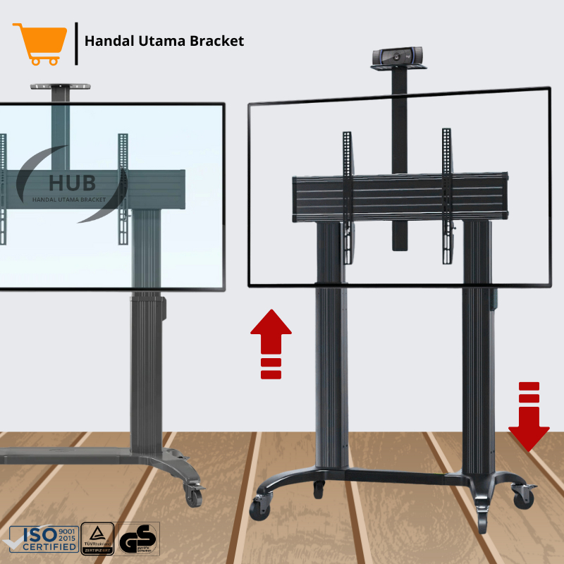 TV STAND STANDING TV BRACKET STANDING TV ELECTRIC MOTORIZED 110 INCH - 60 INCH UNIVERSAL TV