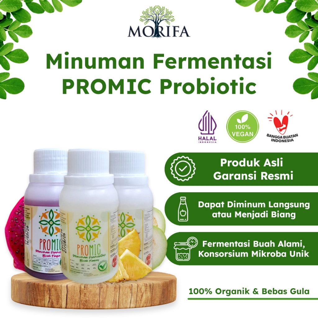 

MORIFA Promic/Probiotic Microbs/Biang/Starter Alami Minuman Fermentasi 100ml