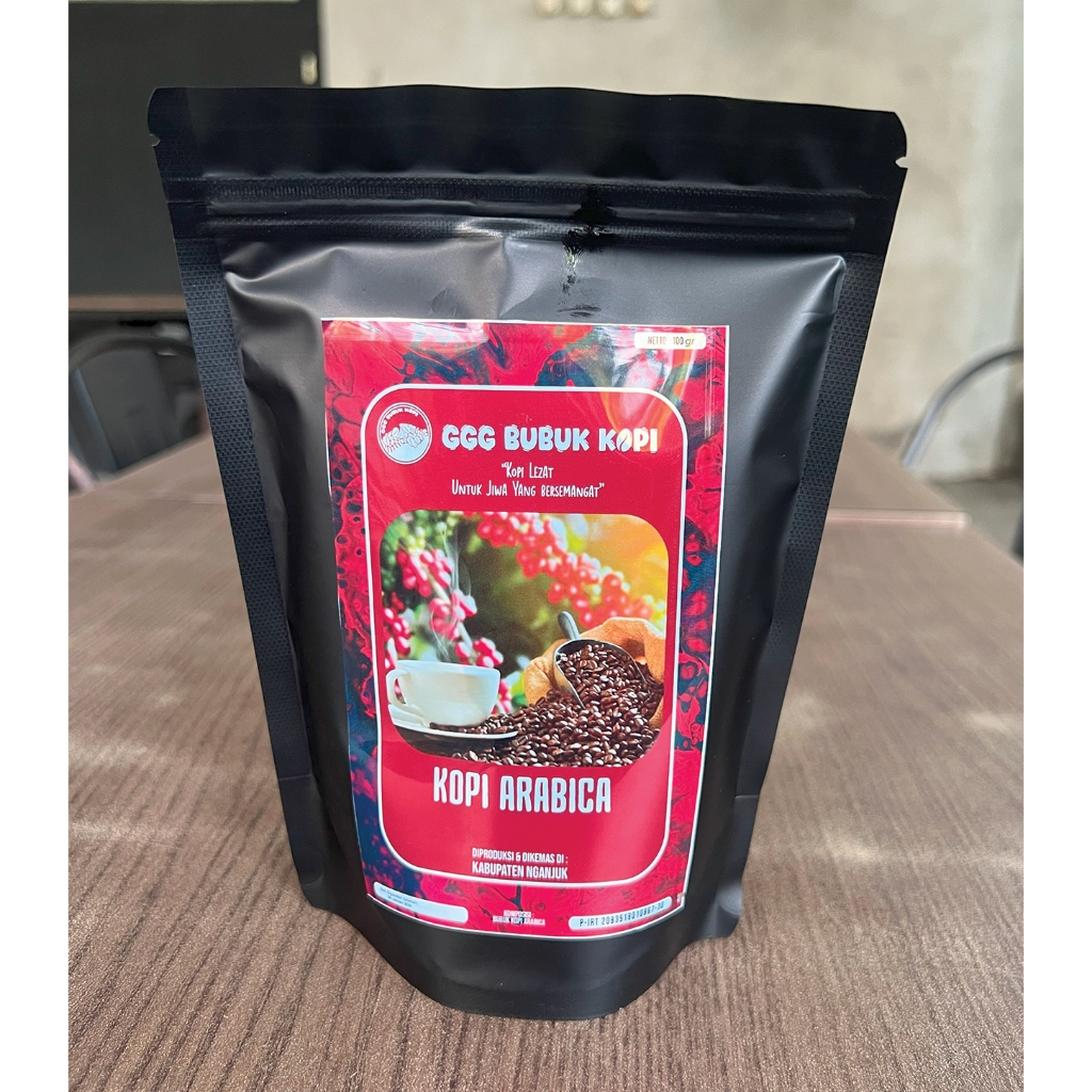 

Bubuk Kopi Arabica Ggg Isi 250 gr Rasa Mantab Premium