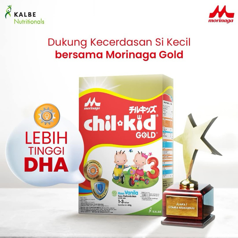 

Morinaga Chilkid Gold untuk usia 1 - 3 tahun