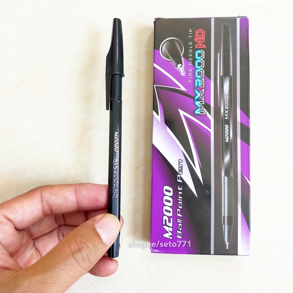 

Pulpen MX2000ND Tinta Hitam Bolpoin Pen Pulpen Balpoint - 1 PCS