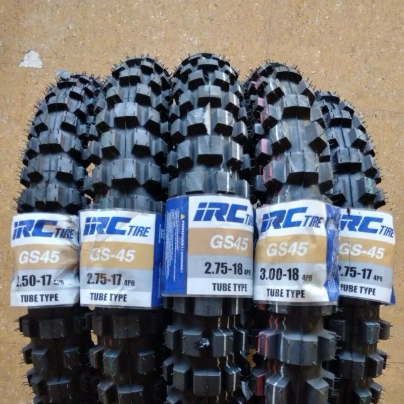 (Ori) Ban IRC GS 45 Ring 14 17 18 Tubetype  250 275 300 Ban Trail / Cross ragi tahu ragi kasar bisa 