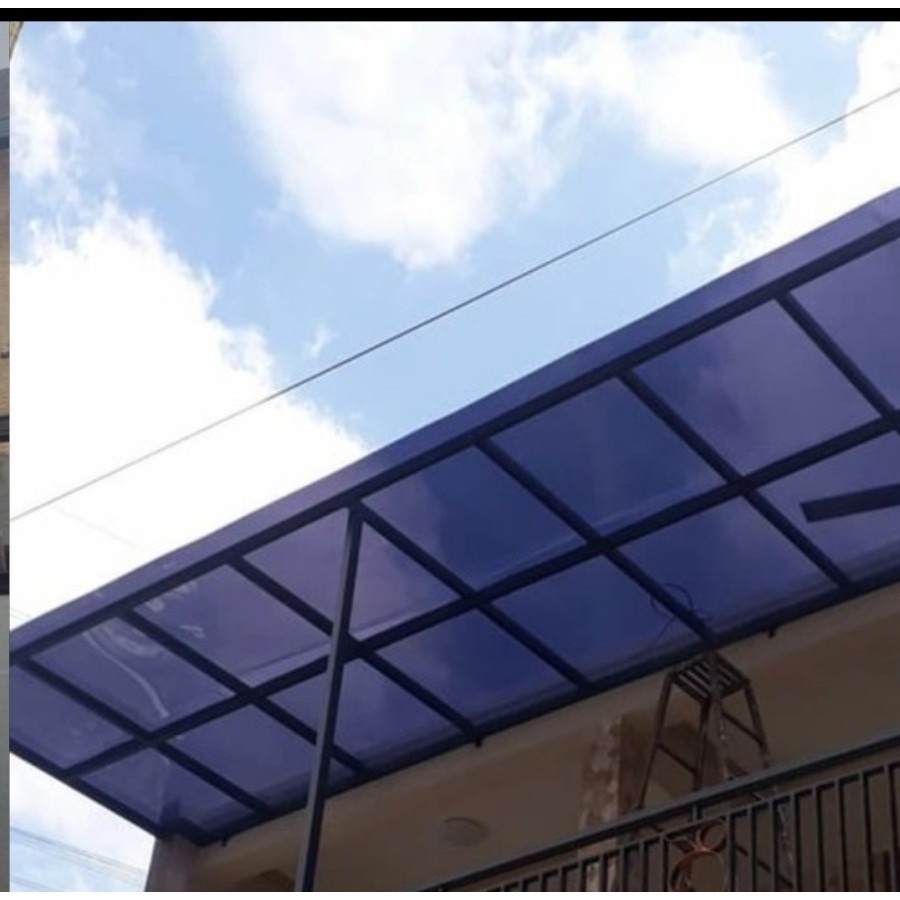 ECER - SOLARFLAT 3mm x 122cm CLEAR GREY BRONZE EMBOSSED/SOLARTUFF SOLID 3 mm
