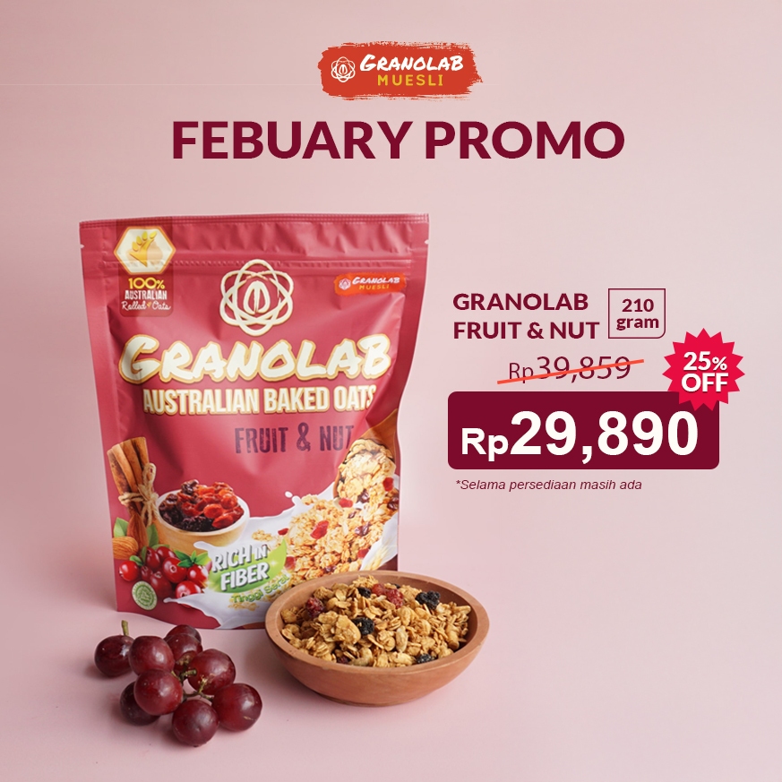 

Granolab Fruit and Nut Granola 210 gr