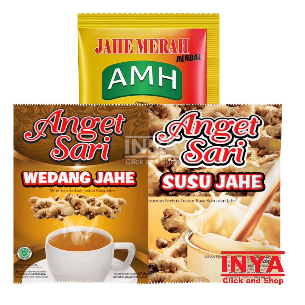 

Anget Sari Wedang Jahe dan Susu Jahe - Minuman Serbuk Jahe - Ginger Drink