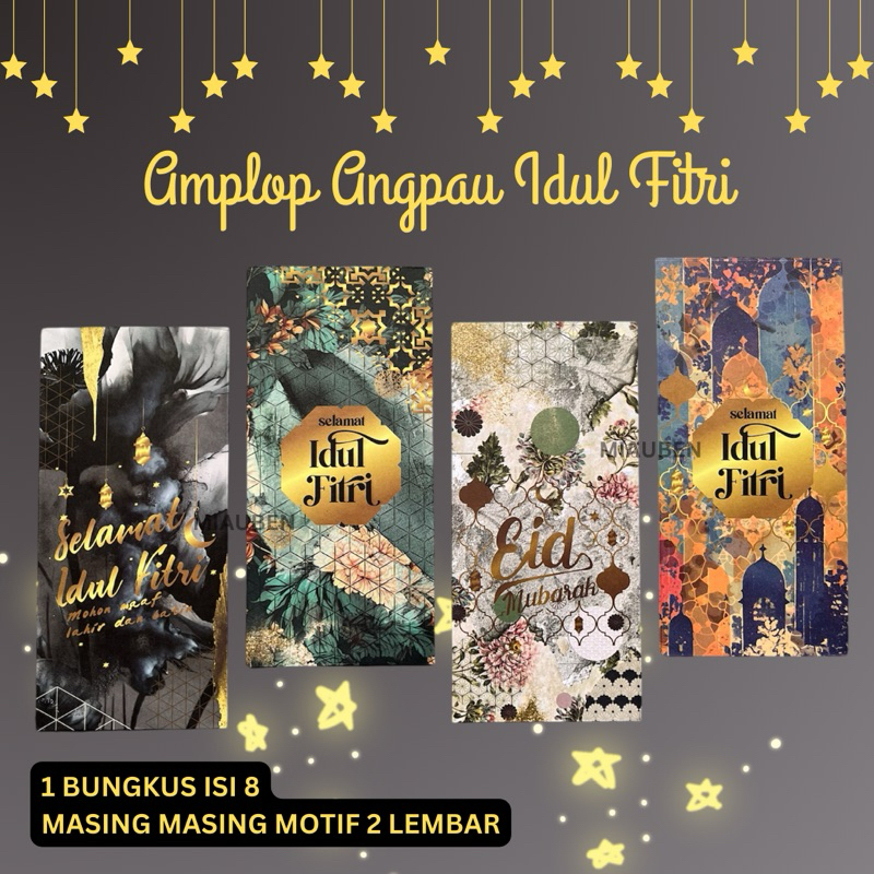 

8 pcs amplop lebaran amplop idul fitri