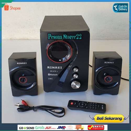 Speker multimedia bluetooth Rinrei SR878N PROMO TERLARIS