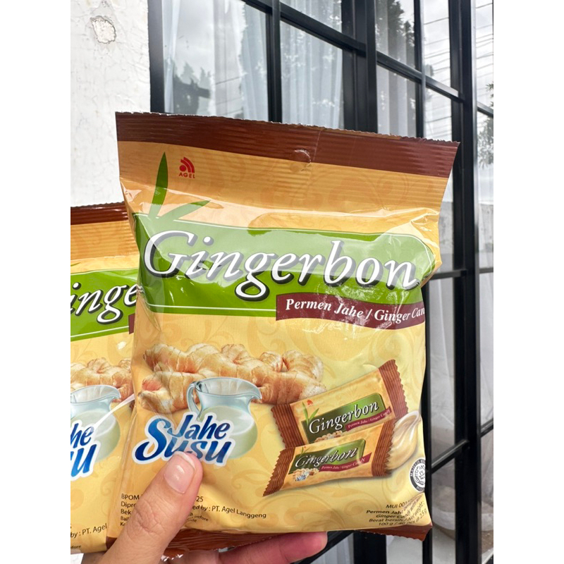 

Permen Gingerbon Jahe Susu isi 50pcs / Permen Hangat