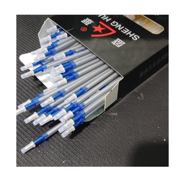 

rickydarman00 - Silver Pen Sheng Hua Penanda Pola Isi 100 pcs per pack untuk Bahan Kulit Oscar Spon Leather Mark