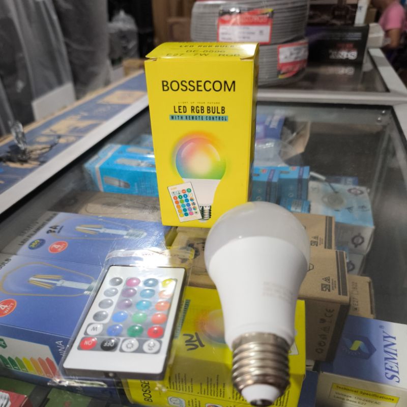 Lampu remot warna bossecom