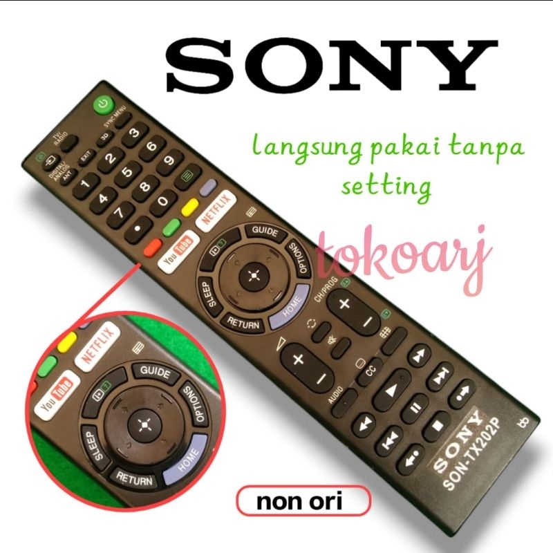 REMOT TV SONY BRAVIA SMART TV ANDROID