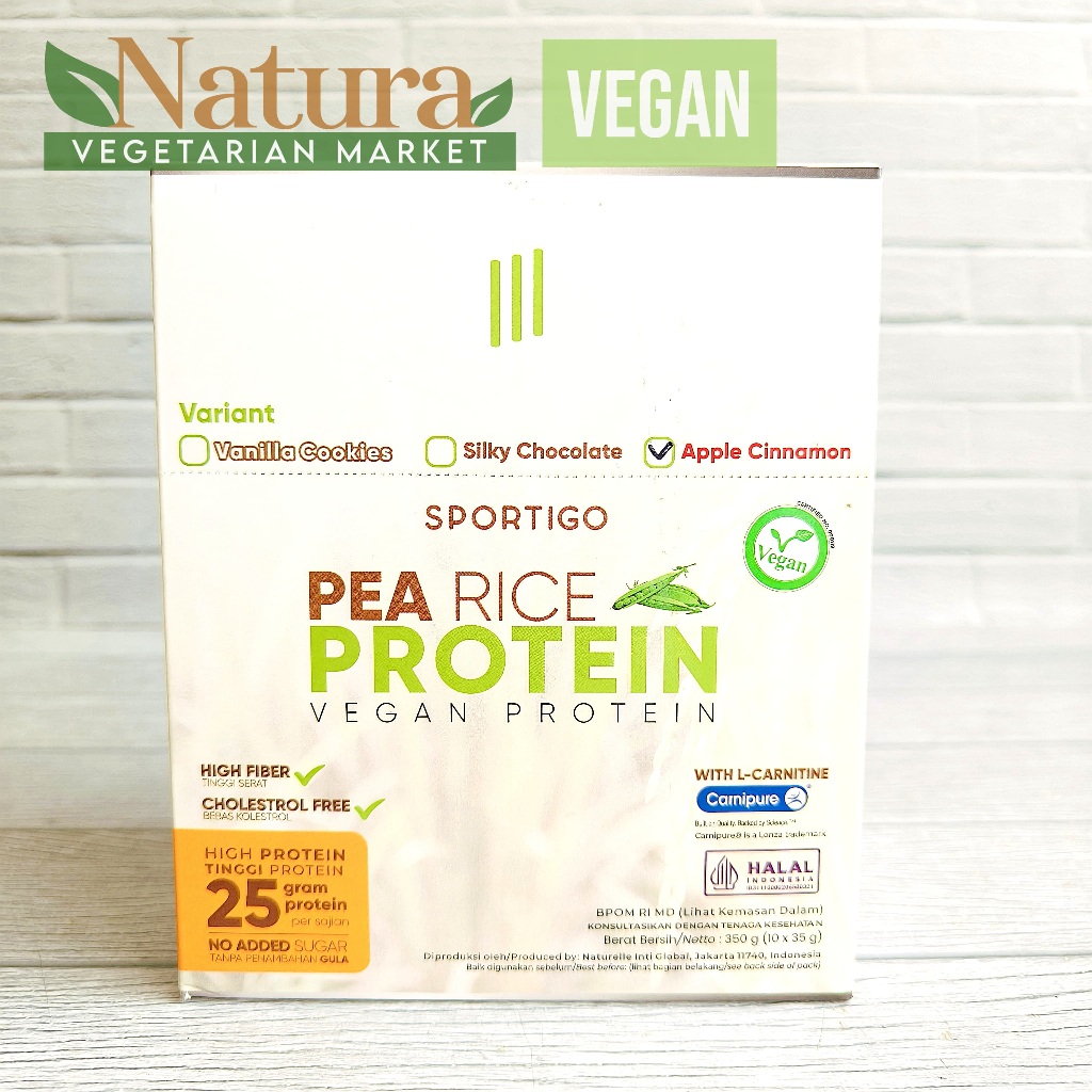 

Sportigo Pea Rice Protein Vegan Vegetarian 10 x 35 gr