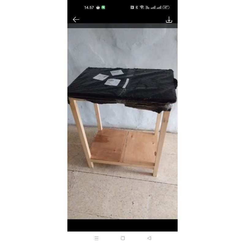 meja susun 40 x50x80 bahan jatibelanda