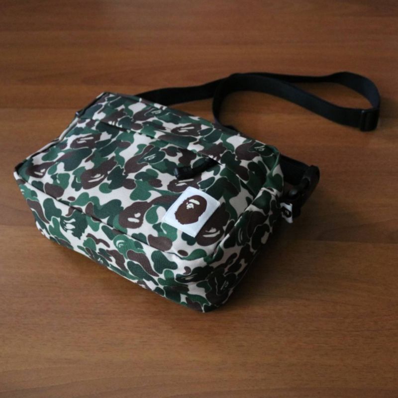 tas selempang shoulderbag bape motif