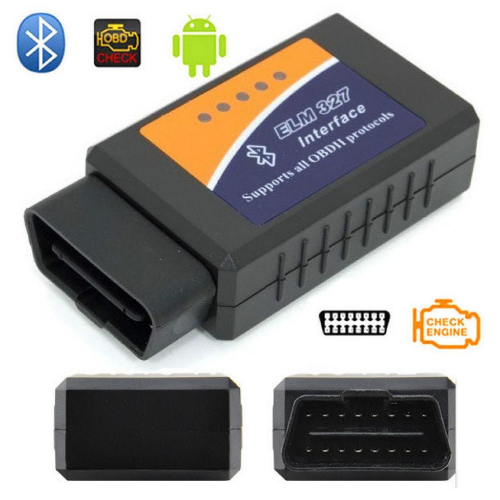 Car Diagnostic ELM327 Bluetooth OBD2 V2.1 Test Tool Alat Pembaca Kode Vehicle Blutut Scanner Scaner