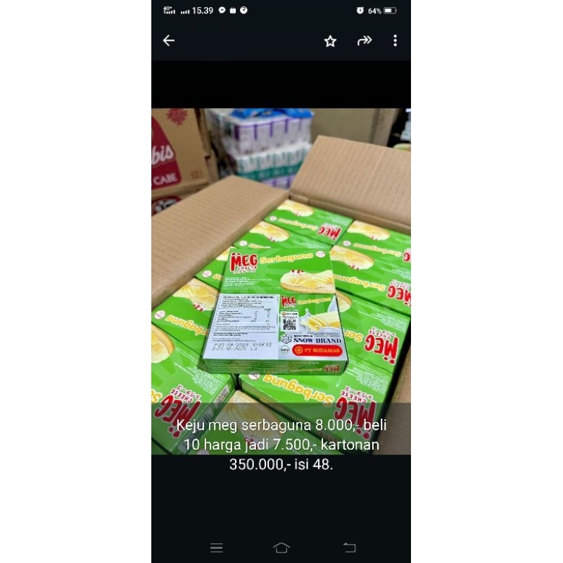 

keju meg serbaguna 120 ml