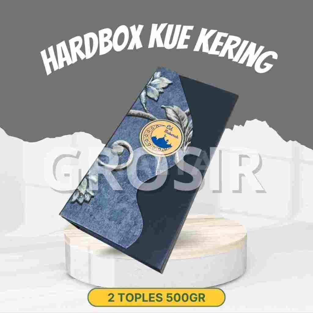 

Box Hampers Kue / Hardbox Kue Kering 2 Toples 500Gr Lebaran / Dus Lebaran
