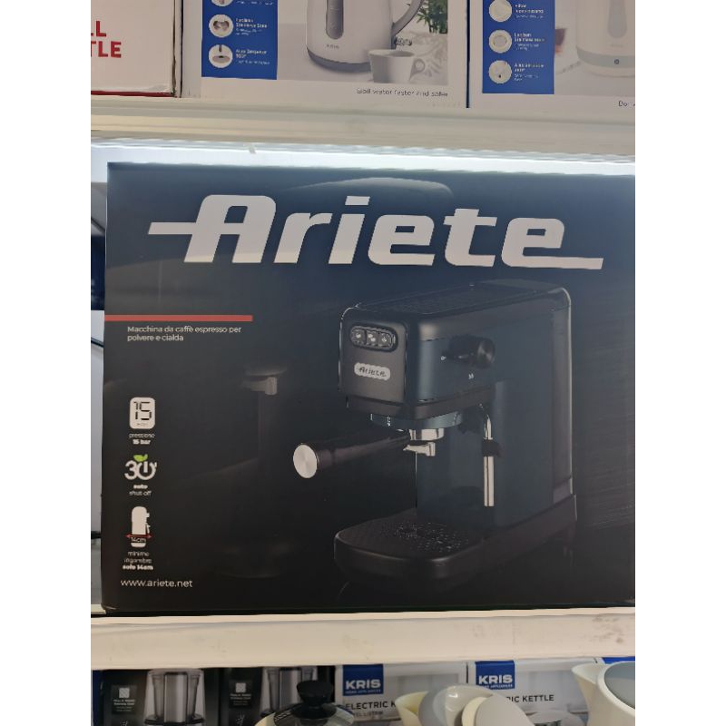 Ariete espresso maker 15 bar/mesin pembuat kopi espresso