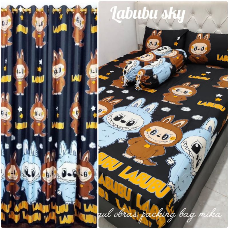 SPREI COUPLE GORDEN SMOKRING 12 RING BESAR MURAH SPREI SET GORDEN