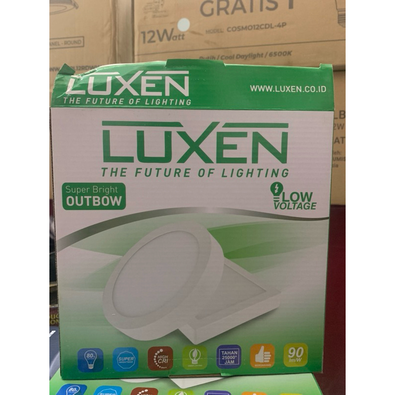 Lampu luxen downlight voltage 18w