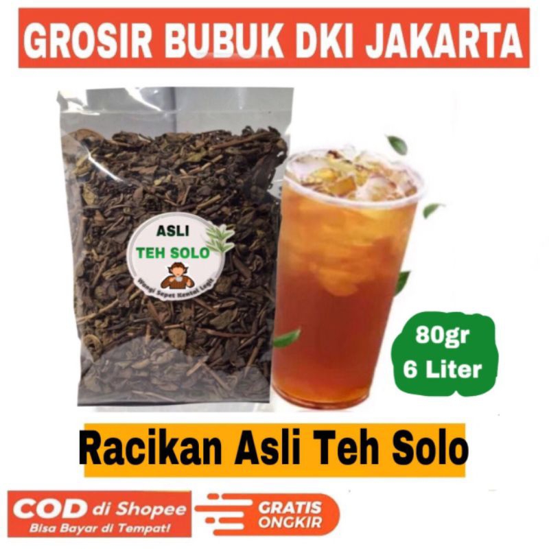 

Racikan Teh Solo Super 80gr Asli Solo Cap Blangkon
