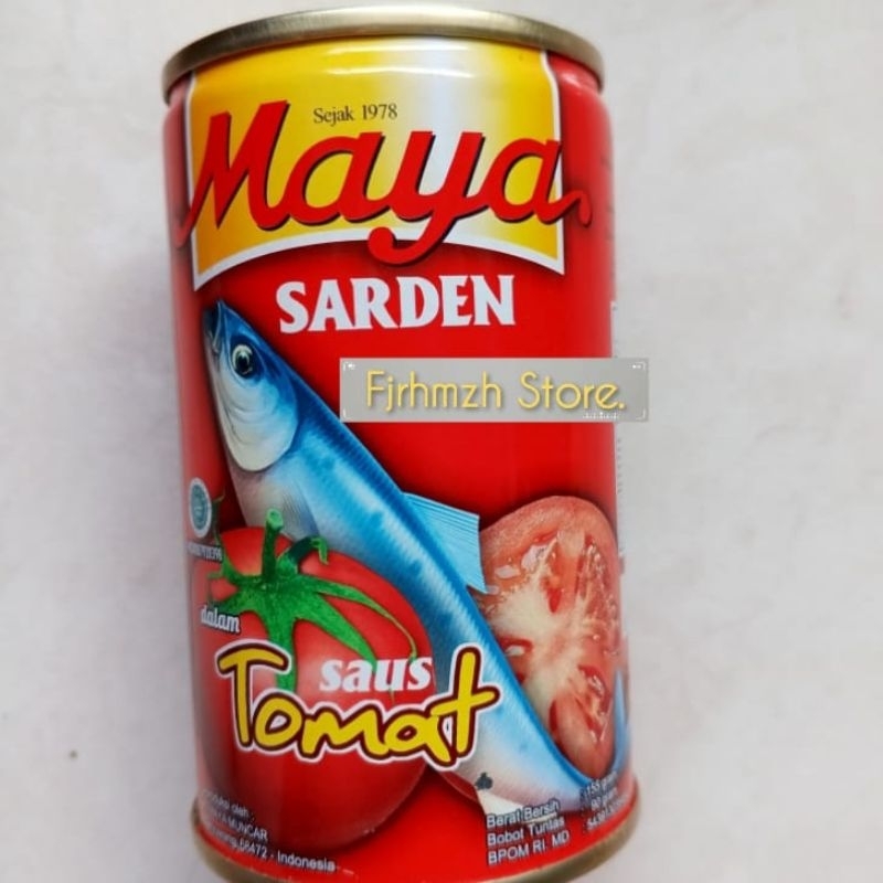 

Sarden Maya saus tomat @155 gram