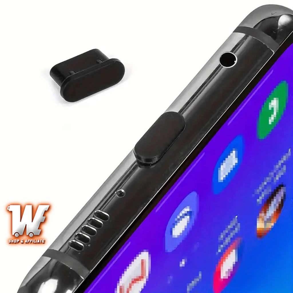 Tutup Pelindung Port Charger Type C Anti Debu Dust Plug — 7