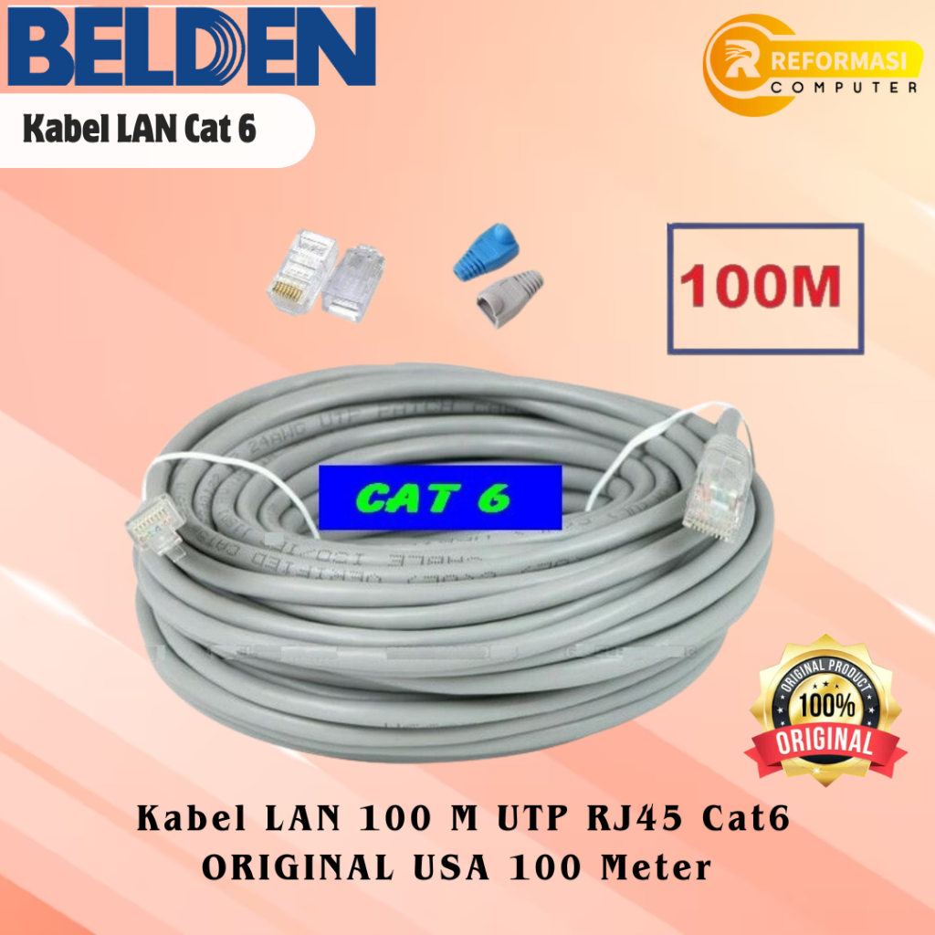 BELDEN Kabel LAN Belden 100 M UTP RJ45 Cat6 100 Meter