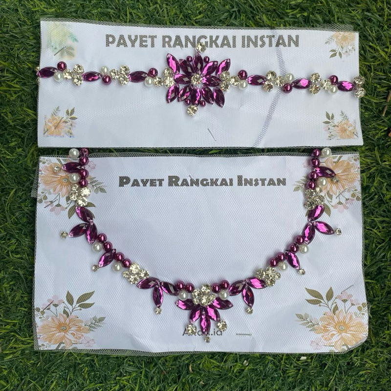 Payet set pinggang dan leher