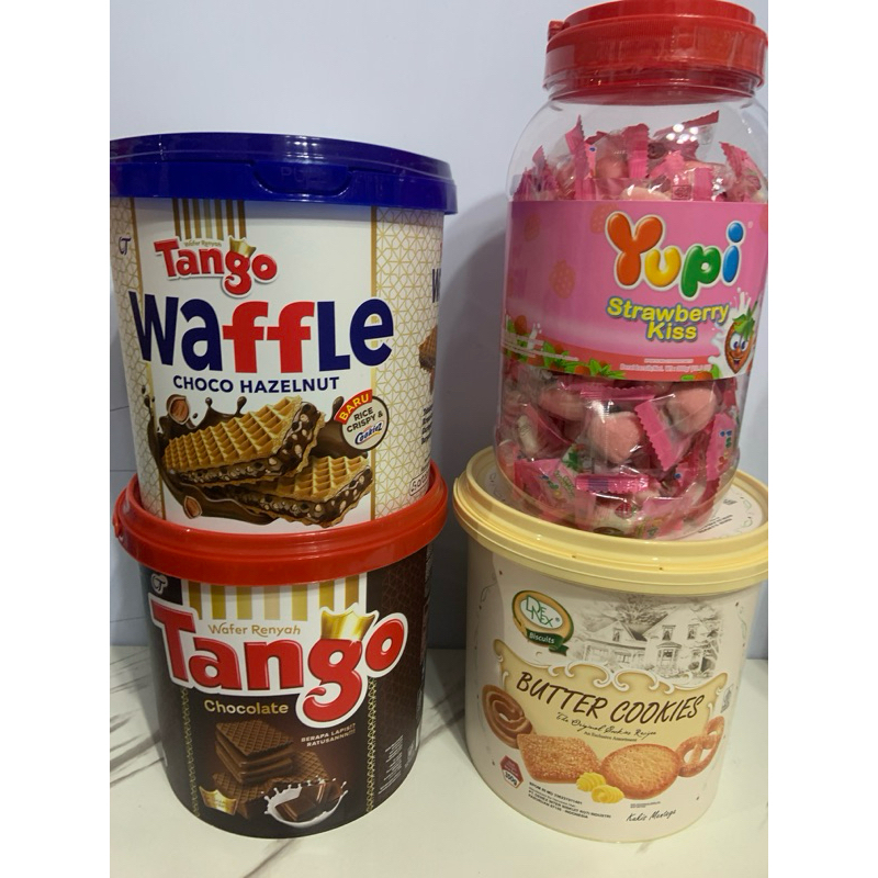 paket jajan lebaran 115 ribu isi 4 toples