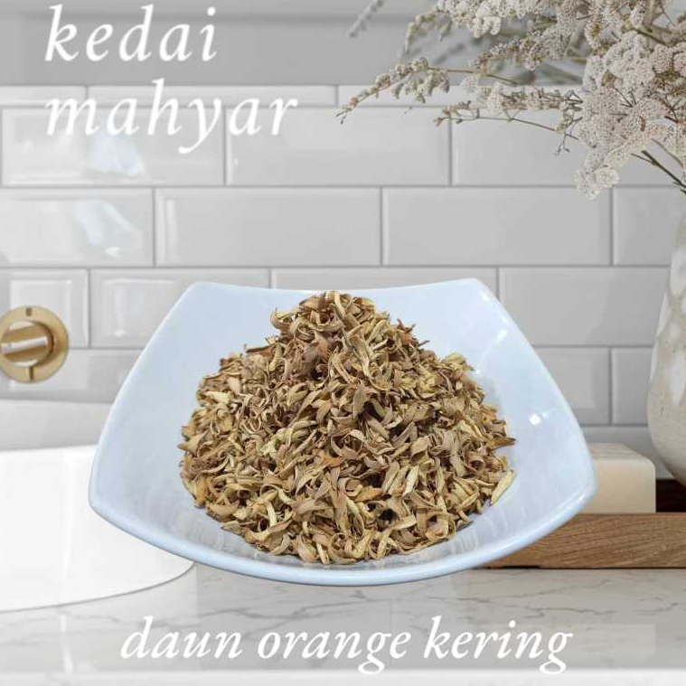Daun salam arab, sabzi, heracleum dan daun orange kering import
