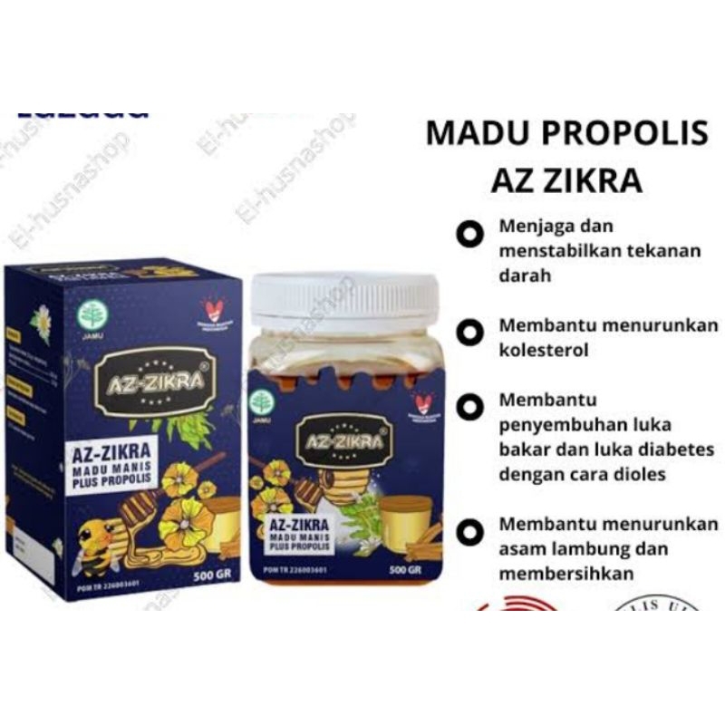 

AZ_ZIKRA Madu Manis plus propolis