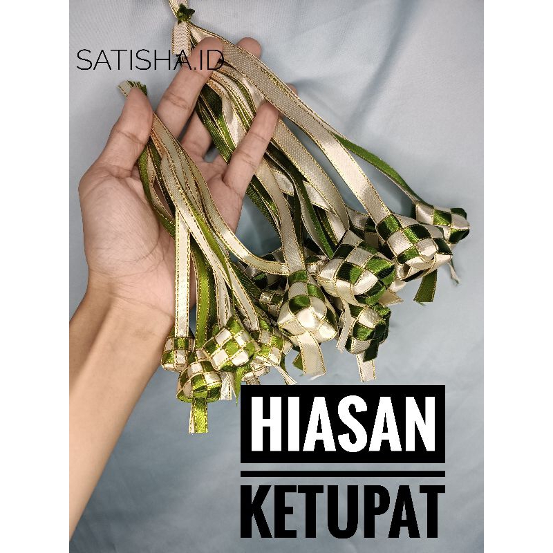 

Ketupat Pita Warna-warni | Ketupat lebaran | Hiasan Hampers Lebaran